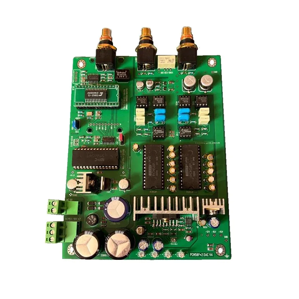 Imagem -05 - Dac Cs8412 Receber Decodificador Board Bluetooth Coaxial Entrada I2s Saída Rca Equilibrada Ne5534op Pcm58p *