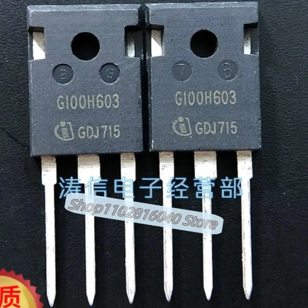 

10 шт./лот G100H603 IGW100N60H3 IGBT 100A/600V TO-247 импортное Оригинальное пятно лучшего качества