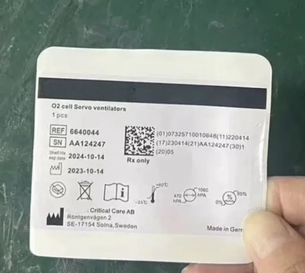 

SX Compatible For MAQUET Oxygen cell Servo-I SERVO I Servo-S 6640044 6640045 O2 sensor