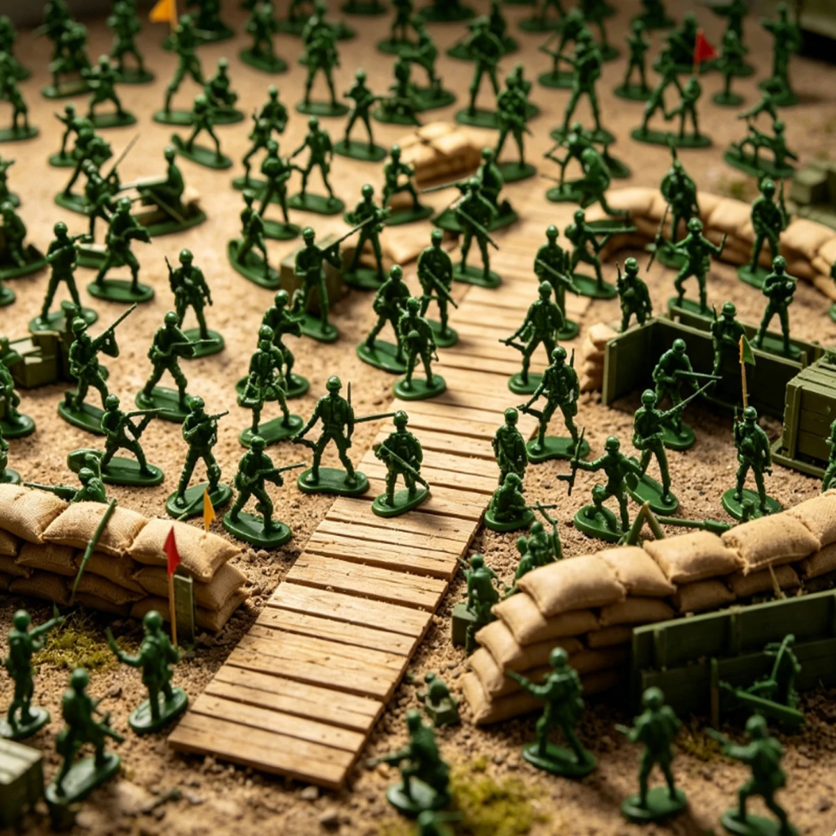 12/24/36/48PCS 5cm Green Soldier Miniatures, Army Tactical Figures for Diorama Crafts, RPG Tabletop Gaming  ZSY