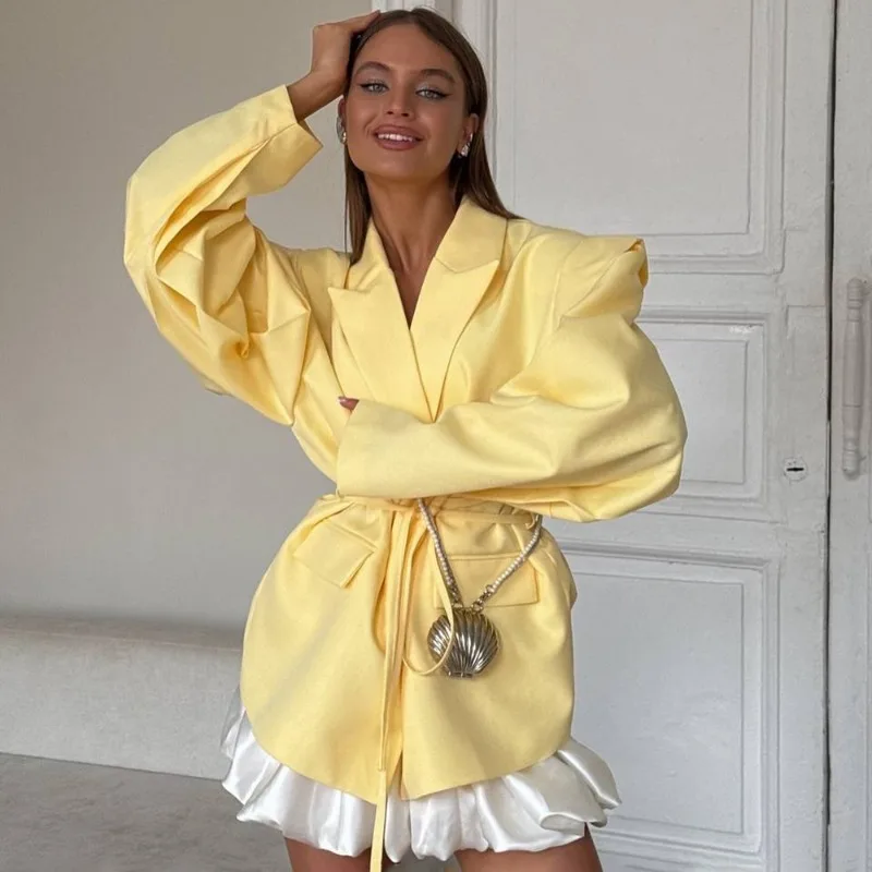 

Тренч с поясом, женский осенне-зимний модный свободный плащ с завязками на талии, верхняя одежда, офисная женская повседневная куртка, наряды