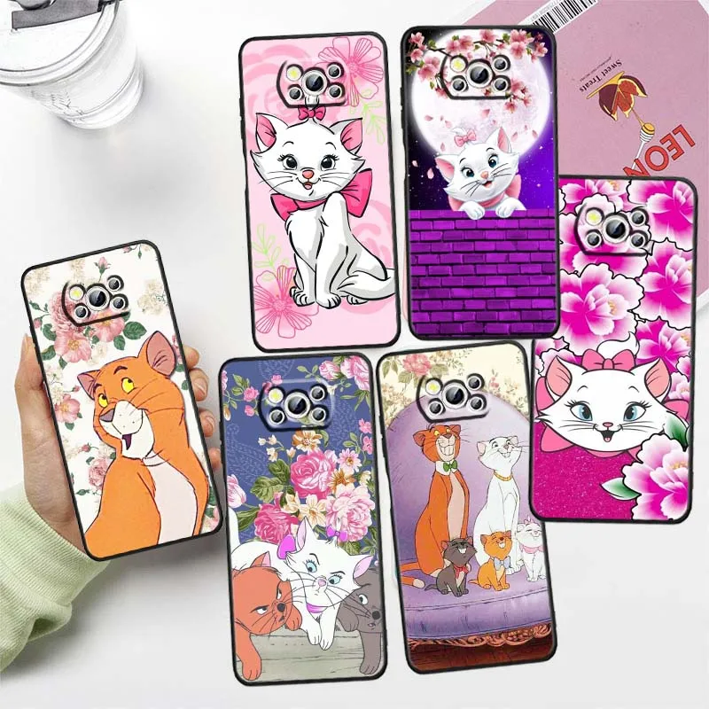 

The Aristocats Disney Cover For Xiaomi Mi Poco F3 F4 F5 F6 X3 X4 X5 X6 X7 M3 M4 M5 M6 M7 GT Pro 5G Black