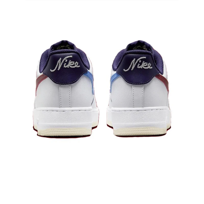 Nike Air Force 1 AF1 White purple low top sports casual shoes FV8105-161