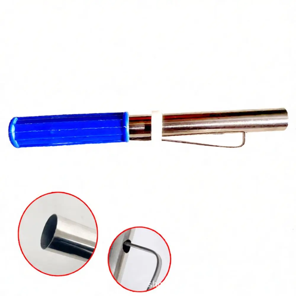 Sewer Pipe Cleaner Feed Helper Drain Auger Accessory Plumbing Snake Tool Bend Passing Device Manual Home Maintenance Supply