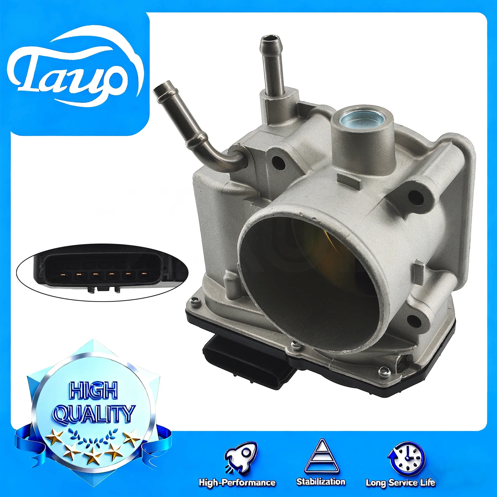 Throttle Valve Compatible with Pontiac Vibe 2005-2008 Toyota Corolla 2004-2008 22030-0D031 22030-22040 22030-22041