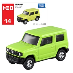 Takara Tomy Tomica No.14 Suzuki Jimny Scale 1:57 Green Cars Diecast Metal Model Kids Xmas Gift Toys for Boys