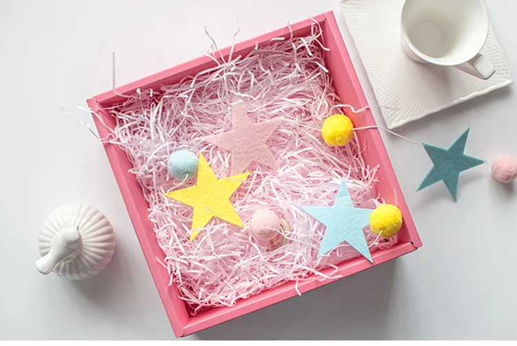 50/100 g Bastflackern für Pralinenschachtelfüller, Hochzeitszubehör, Partydekorationen, Weihnachtsverpackung, Geschenkkorb, Verpackung, Füllung – Detail 12