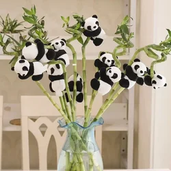 1/3/5/10PCS Mini Panda Clip Plush Toy Small Doll Doll Potted Plant Bedroom Desktop Pendant Cute Creative Gift Home Decor