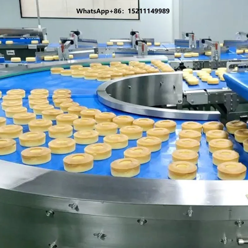 High-quality Full Automatic 100kg/200/300/400kg/h .the Best Automatic Cake Making Machine