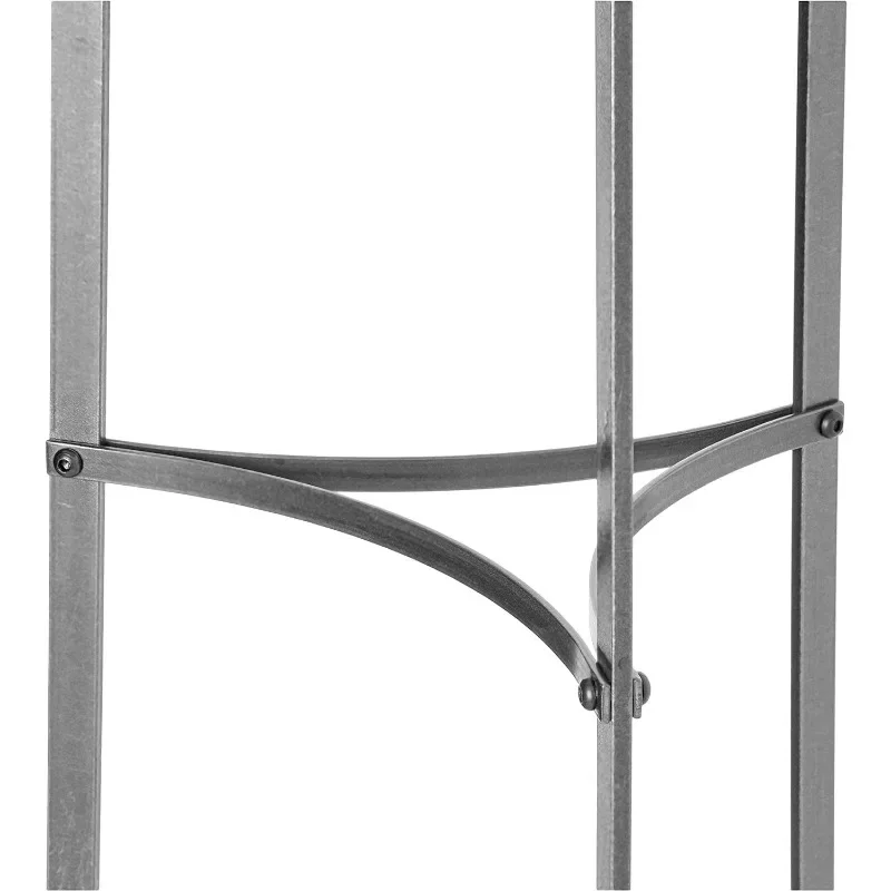 Enclume-8-Tier Suporte De Panelas, Free Standing Pot Rack, Aço Martelado, Racks De Panelas Desmontadas