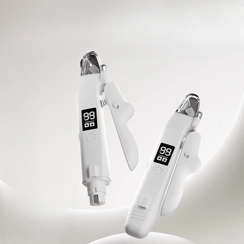 2-in-1 Dog Nail Clipper & Grinder Cat Pet Puppy Electric Nail File & Clipper Nail Clipper Grinder
