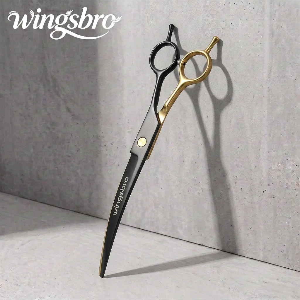 Pet Grooming Scissors   7inch Right and Left Hand Curved Scissors For Dog Grooming