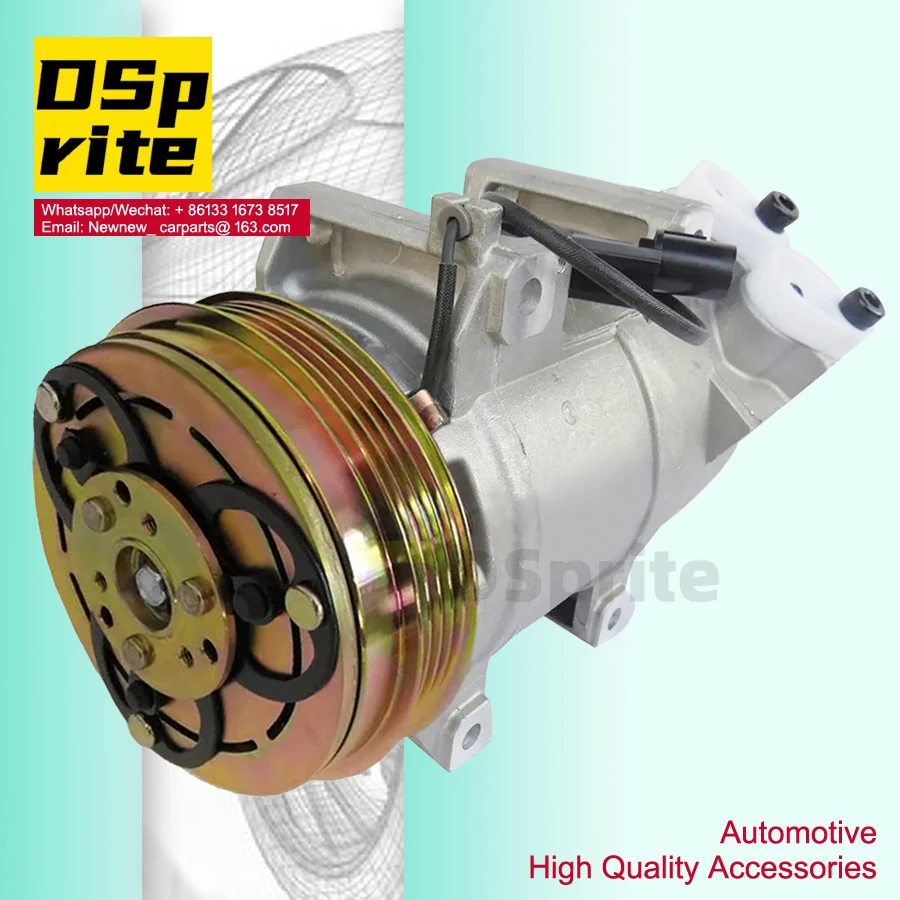 

Компрессор переменного тока для Mitsubishi L200 Triton Zinger 506012-2061A MN123627 Z0009898A 5060122061A DKS15D DKS-15D