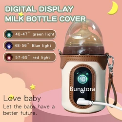 Universal Baby Bottle Warmer, Aquecedor de leite fórmula de água, USB Nursing Bottle Heater, Saco térmico portátil para viagens