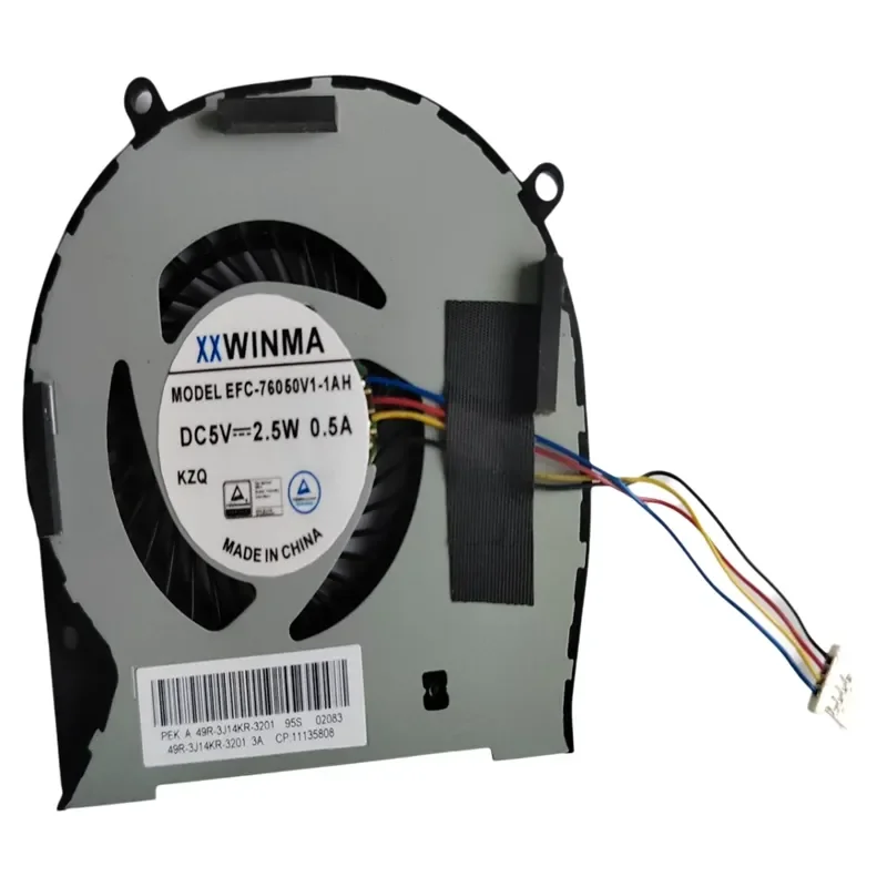 Fan for EFC-76050V1-1AH 5V 2.5W 0.5A Cooling Fan for Electronic Devices Industrial Equipment