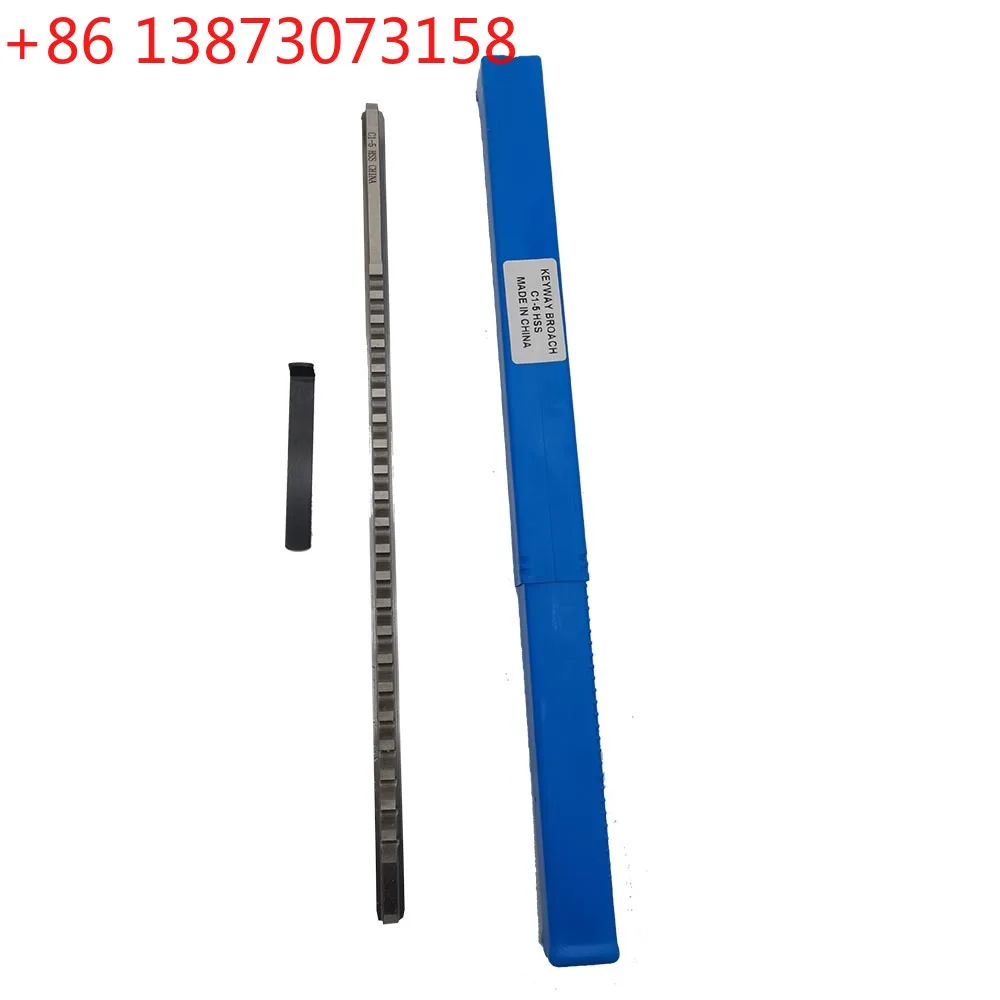 Keyway Broach 8mm 6mm 5mm C Push Type Metric Size Broach High Speed Steel Keyway Cutting Tool For CNC Router Knife