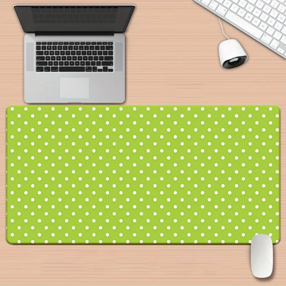 tapete-de-mesa-estendido-verde-limao-com-bolinhas-mouse-pad-gamer-com-bolinhas-brancas-mousepad-grande-antiderrapante-para-decoracao-de-escritorio