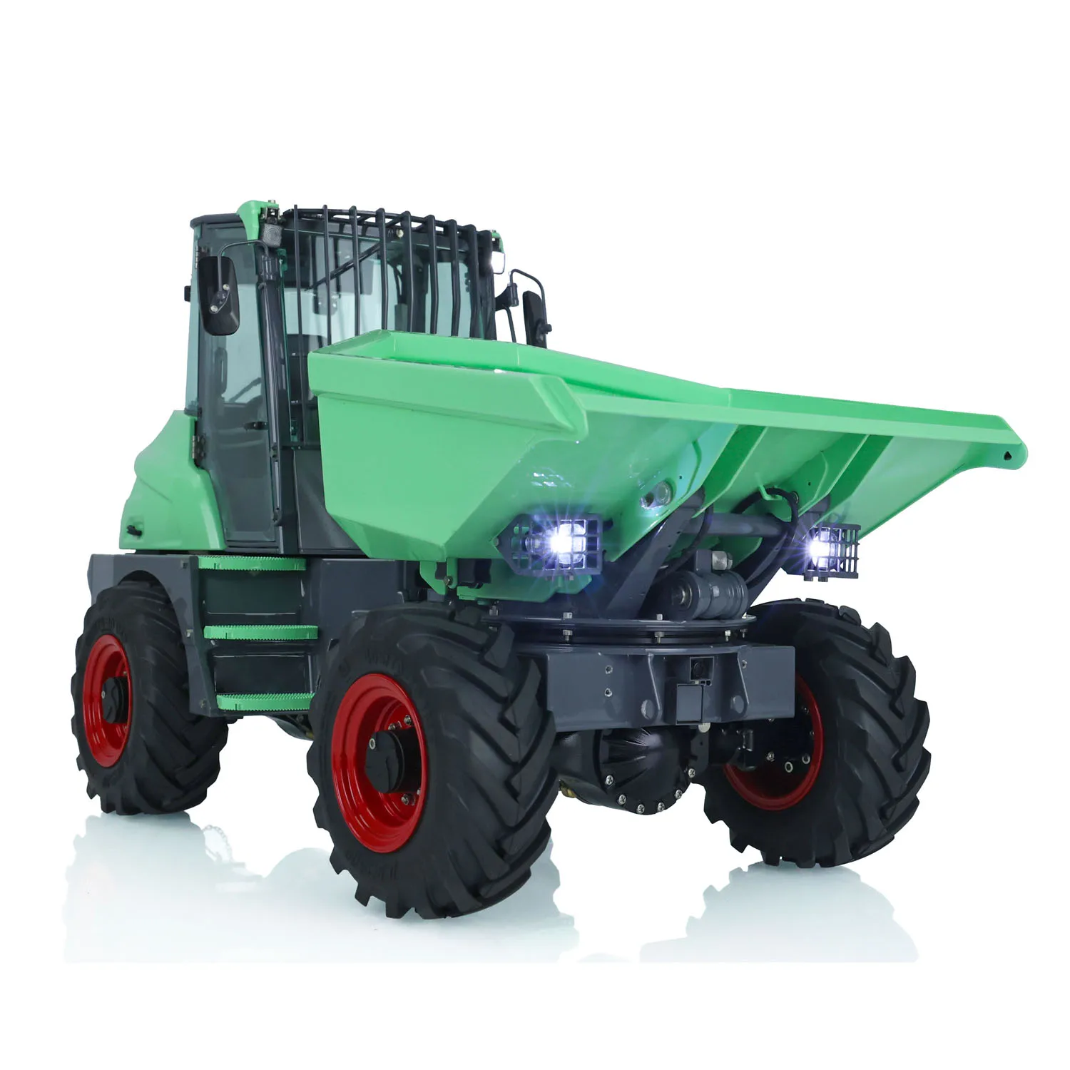 LESU 1/14 Aoue 6Mdx Metal RC Hydraulic Articulated Dumper Truck 4WD Tipper Car Outdoor RC Heavy Machine Toys TH21520