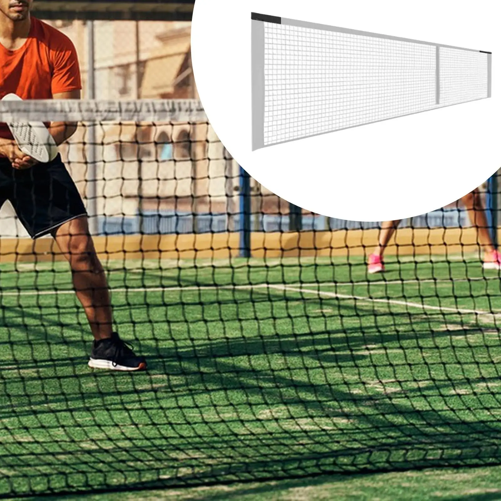 

Pickleball Net Weather Resistant Portable Trainer Equipment for Easy Setup on Beach or Driveway