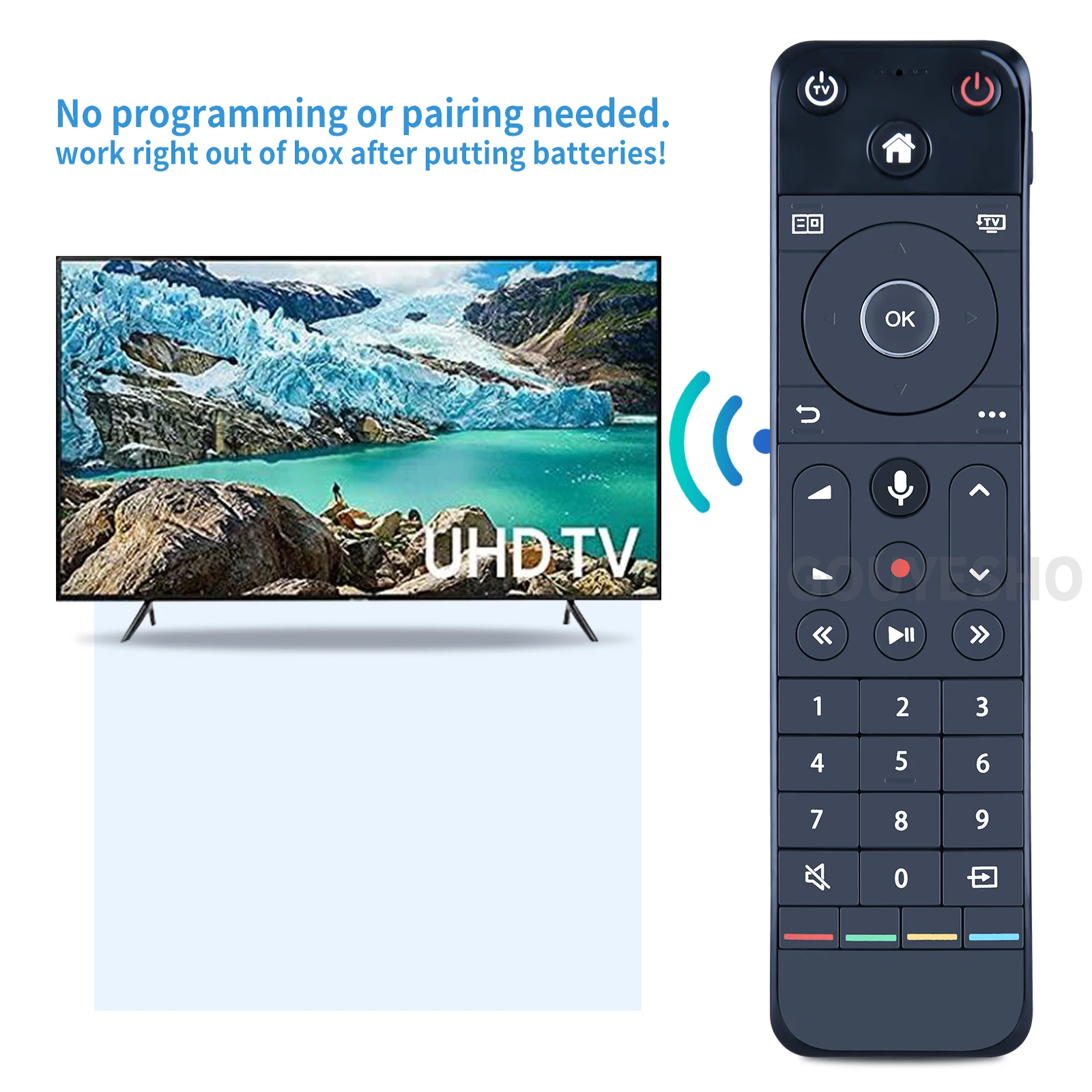 Novo controle remoto para LGI Babylon LIBERTY GLOBAL RCU RC 4213801   RC 4213801 /01BR Para TV Inteligente Ziggo