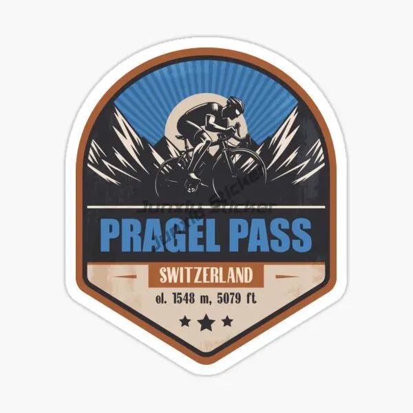 

Pragel Pass Swiss Alps Cycling Climbing Car Sticker Self-Adhesive Waterproof Decorative Decal