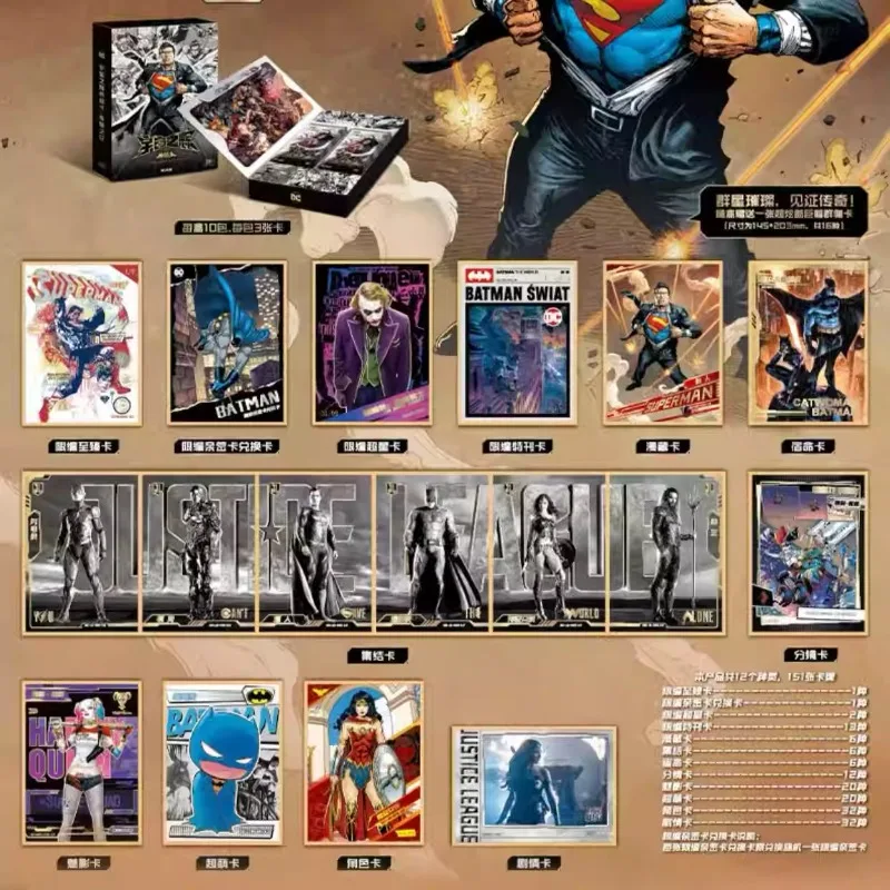 Kayou DC Comics Legends' Proof Series Universe Glory Legendarische Superman Batman-Volume 1 Cosmic Radiance Collection Card Gifts