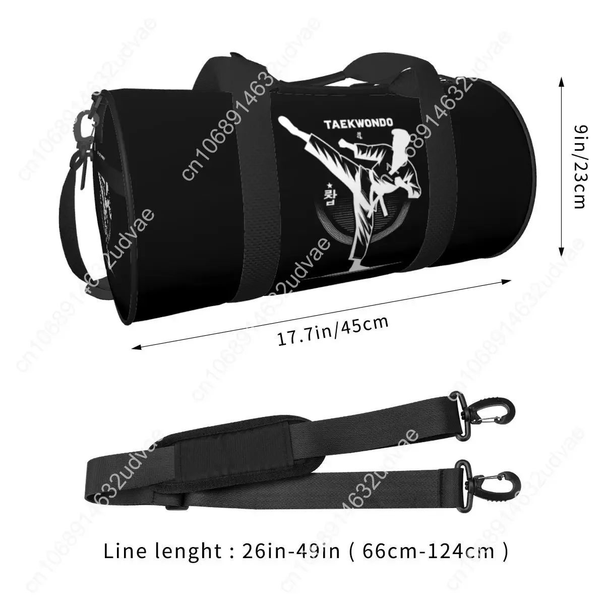 Torba na siłownię Taekwondo Torba sportowa na kopy, duża, męska, damska, wodoodporna, retro, podróżna, treningowa, fitness