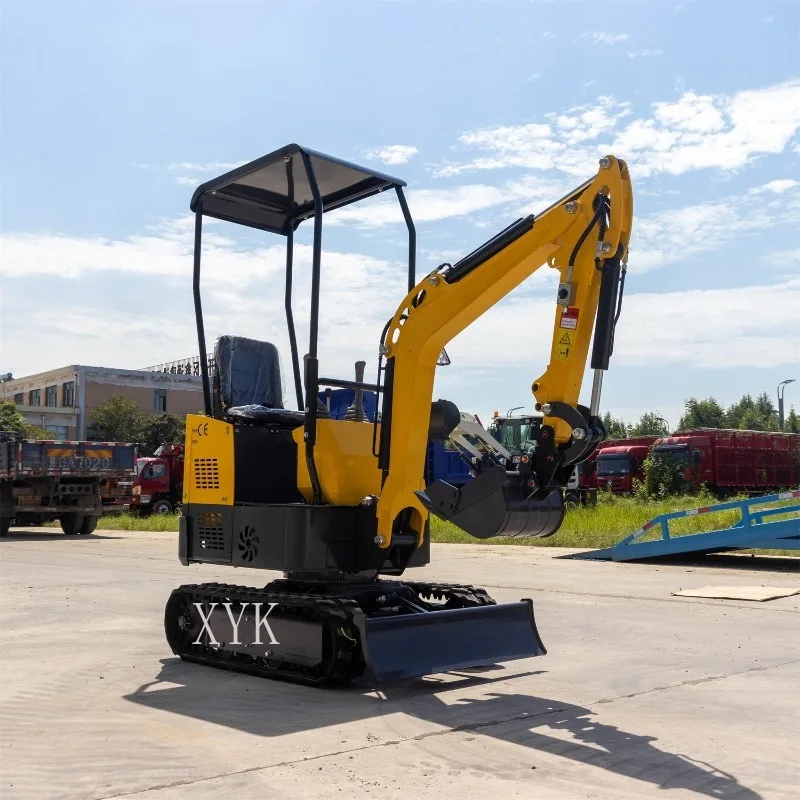 Picture 4: FOB Price Deposit HT10B Crawler Mini Excavator Household Farm Ditching Tree Root Digging Construction Equipment