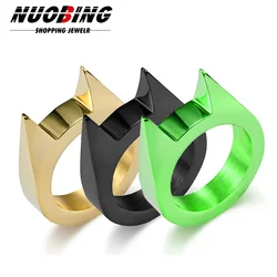 Anillo de autodefensa antilobo para hombre y mujer, accesorios de equipo de protección, ventana rota de emergencia, senderismo al aire libre, Camping