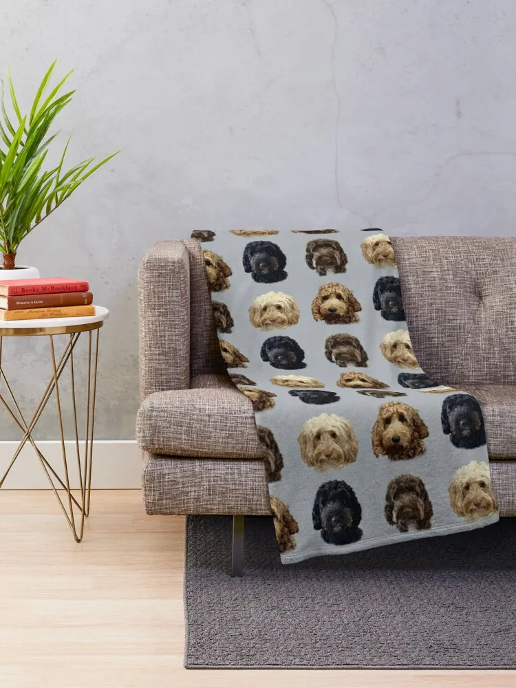 Cockapoo Dog Collection Throw Blanket Travel Blanket Soft Plush Plaid Beautiful Blankets Loose Blanket