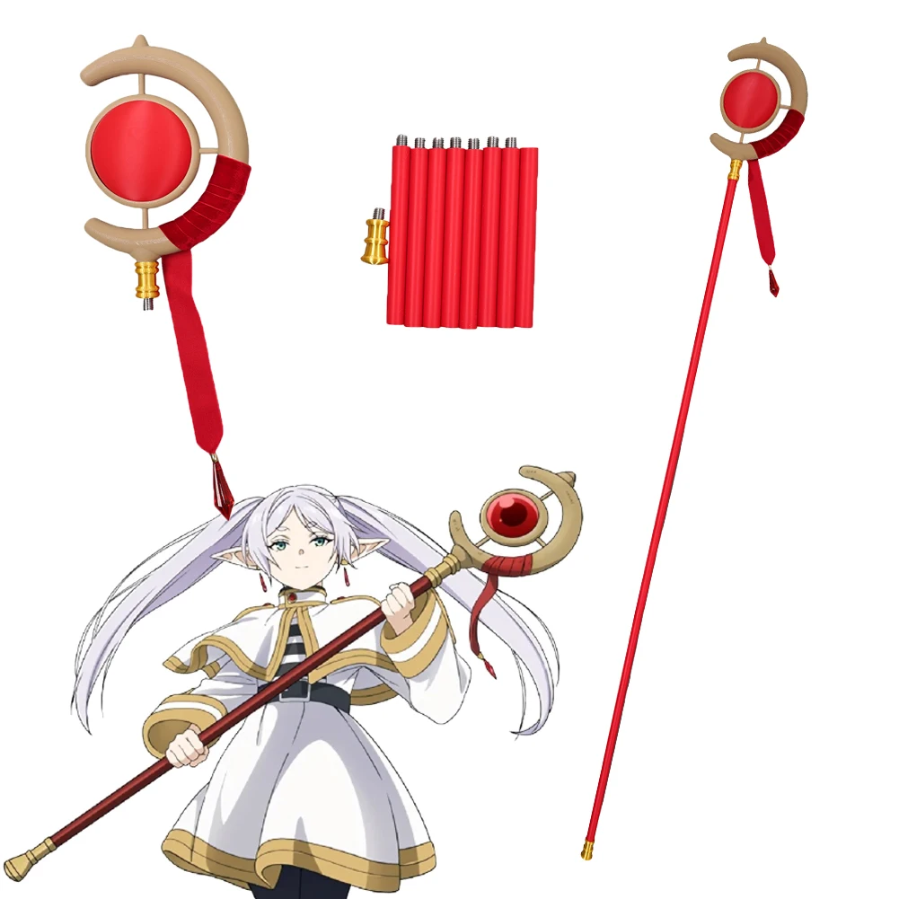 أنيمي سوسو من فريرين تأثيري الأحمر الموظفين فريرين عصا سحرية زي اكسسوارات هالوين لعب الأدوار وتتسابق الدعائم كرنفال حفلة #1