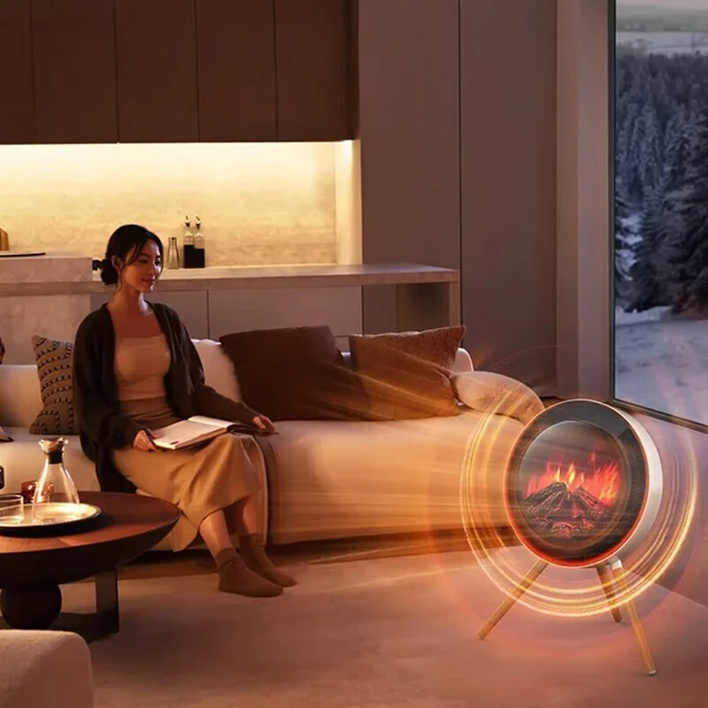 Bonfire graphene household quick heating electric heater soft baking