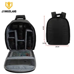JINNUOLANG-mochilas impermeables para cámara, mochila para fotografía al aire libre, bolsa para vídeo Digital DSLR, funda para Nikon Canon