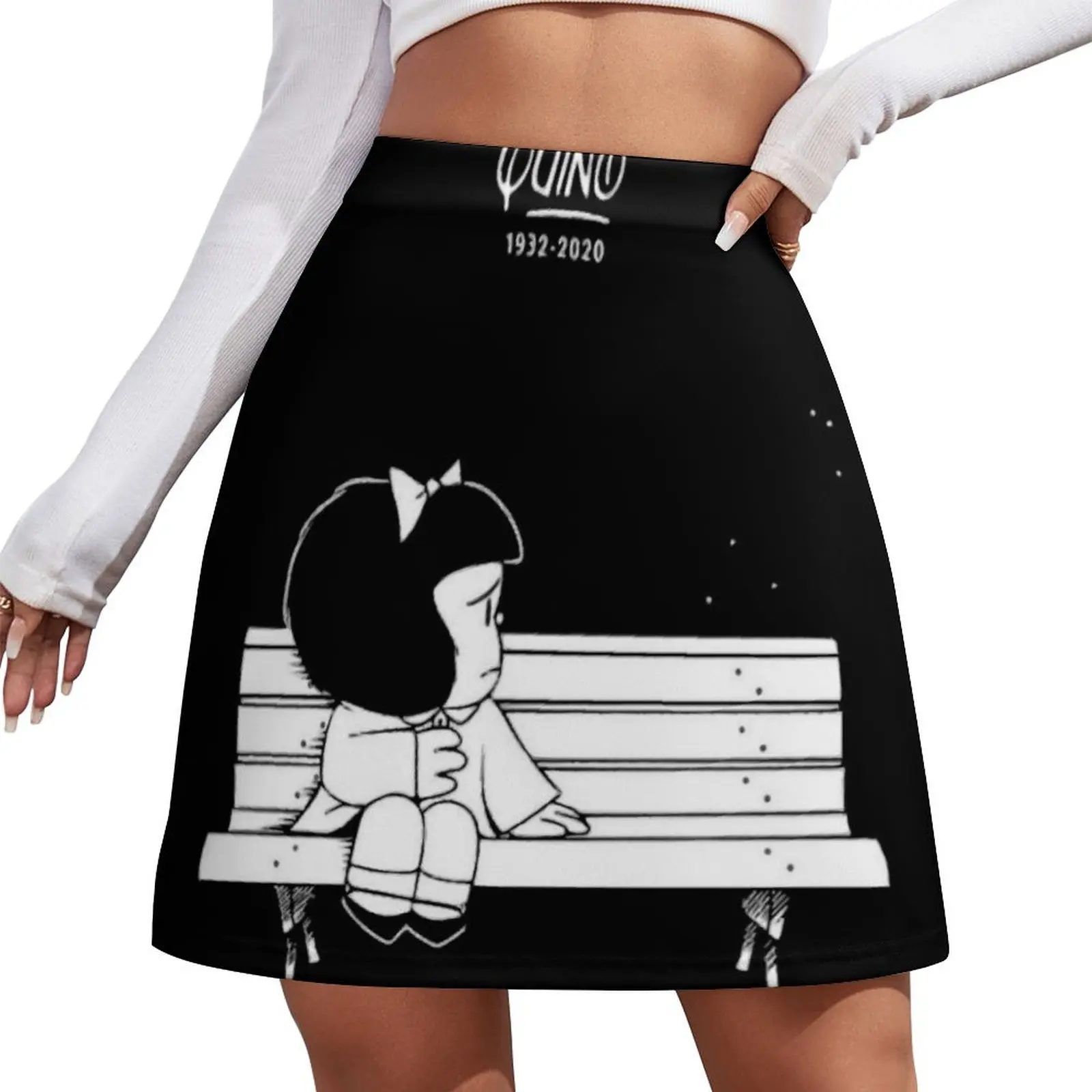 

Мини-юбка Mafalda Quino Tribute design, роскошные женские юбки, женская одежда, корейский стиль