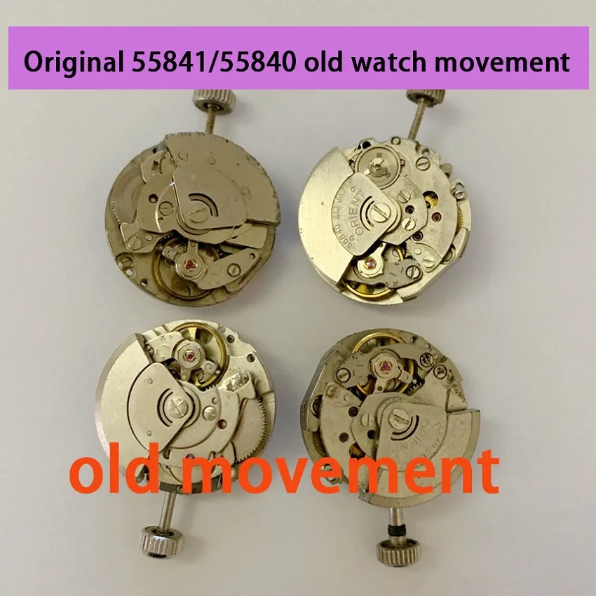 The original application of double lion 55840 mechanical movement old watch movement for repair master to remove parts for maint