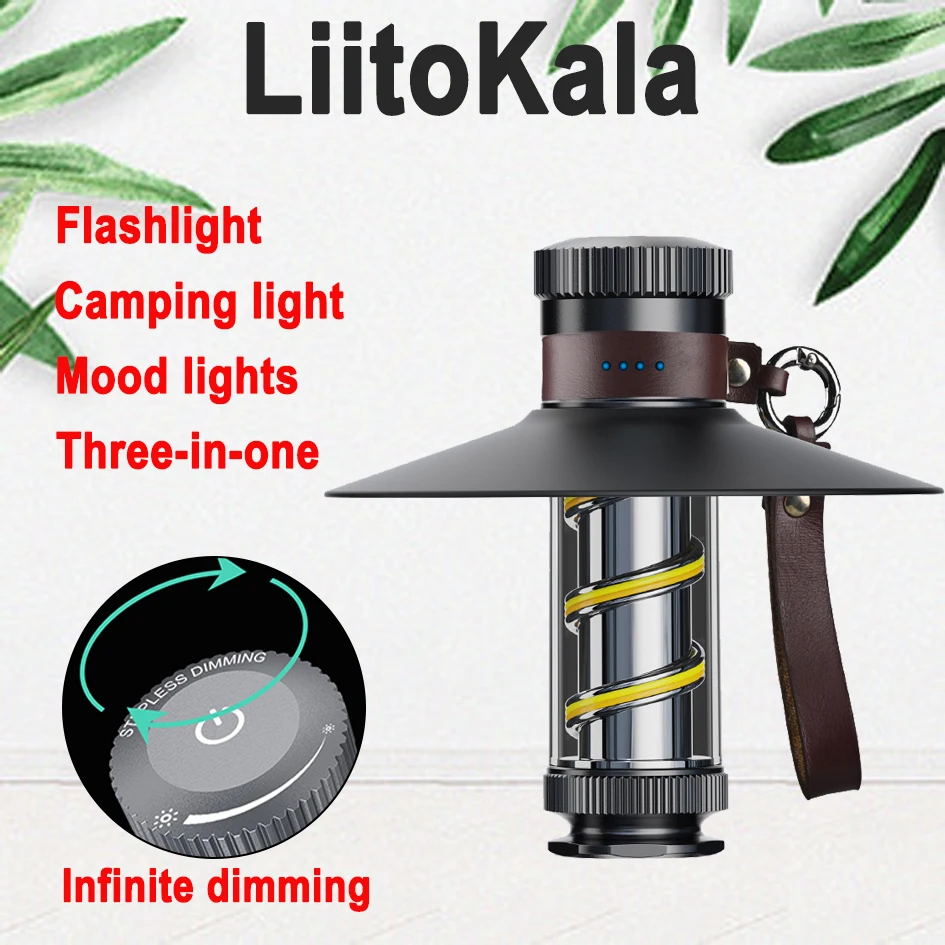 

LiitoKala LF-818 Наружное освещение Портативный полевой лагерь Огни для кемпинга