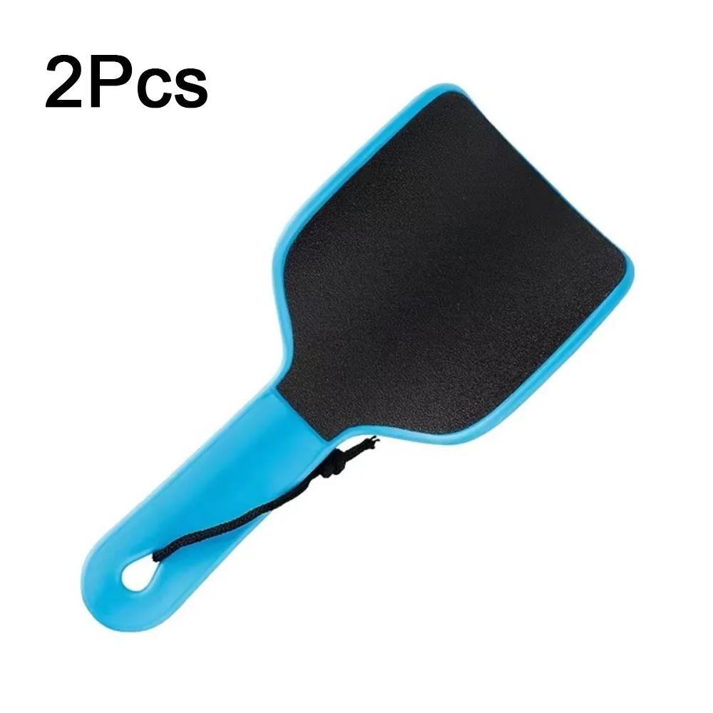 

2 pieces Plastic Curved Foot File Double-Sided High Grit Foot Grinding Board Portable Colossal Dead Skin Calluses Remover