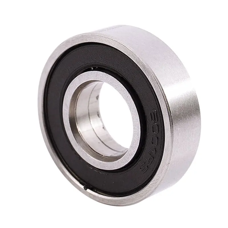 AT44 100Pcs 6001RS Deep for Groove Ball Bearing, 28x12x8 mm Metal & Rubber, Silver & Black, Rigid Ball Bearings for Replacement