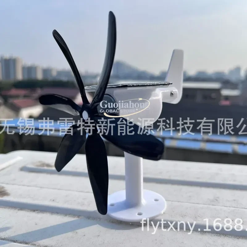 2026 Hot DIY solar wind turbine windmill model, breeze start, experimental technology small production wind power generation