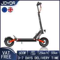 JOYOR S5-Z Adult Foldable E-Scooter 600W Motor 48V 13Ah Battery 25km/h Speed 55km Range 10'' Tires Electric Scooter