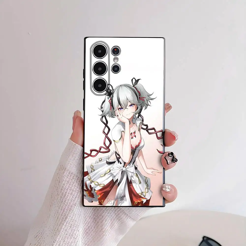 Wuthering Waves Camellya 電話ケース 電話 S シリーズ S21 S22 S23 S24 S25 FE Plus Ultra TPU ソフト肌に優しいケース