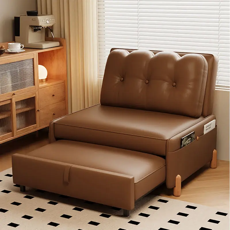 European style retractable folding sofa, bedroom, living room, dual-use, small-sized, internet famous, multifunctional sofa bed