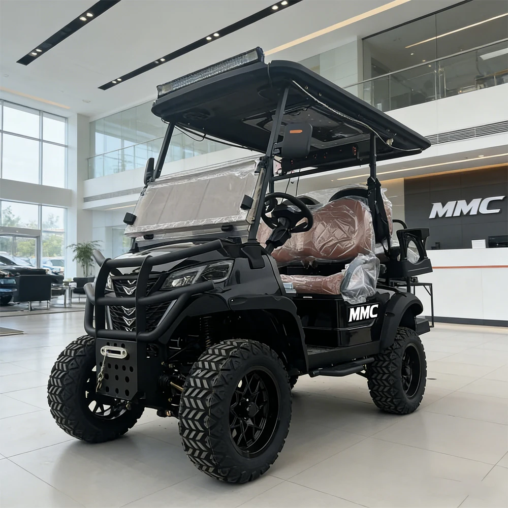 New Model Battery Powered Electric Off-Road 72/48 Volt Golf Cart 4 Seater Price 4 Wheel Drive Electric Golf Cart For Sale