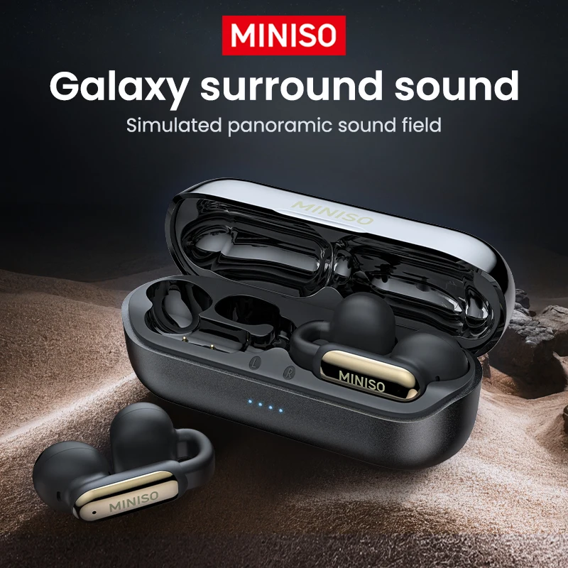 MINISO X36 TWS Wireless Headphones Bluetooth 5.4 Headset Waterproof Noise Cancelling Low Latency HIFI Sound Quality Music Earbud