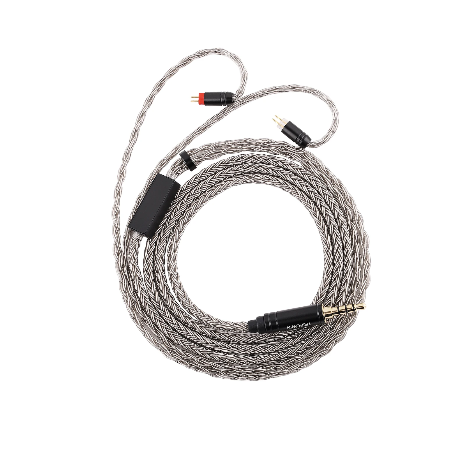 

TRIPOWIN Zonie with Mic High-Fidelity 32AWG 16-Core Silver-Plated SPC Earphone Cable