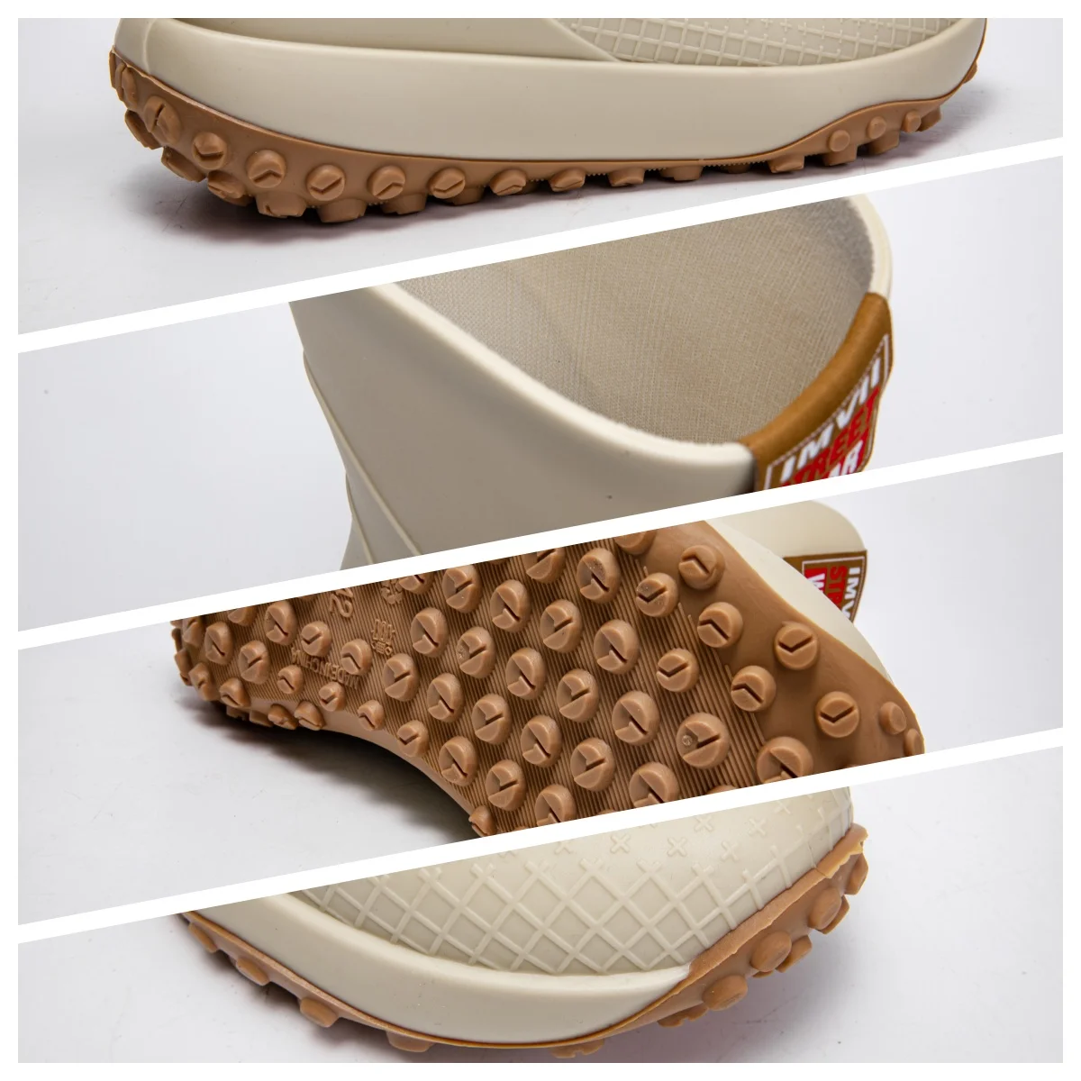 أحذية المطر المطاطية المقاومة للانزلاق والمقاومة للاهتراء للرجال. مناسبة لصيد الأسماك، نمط منتصف الساق، مثالية لمواقع البناء، L