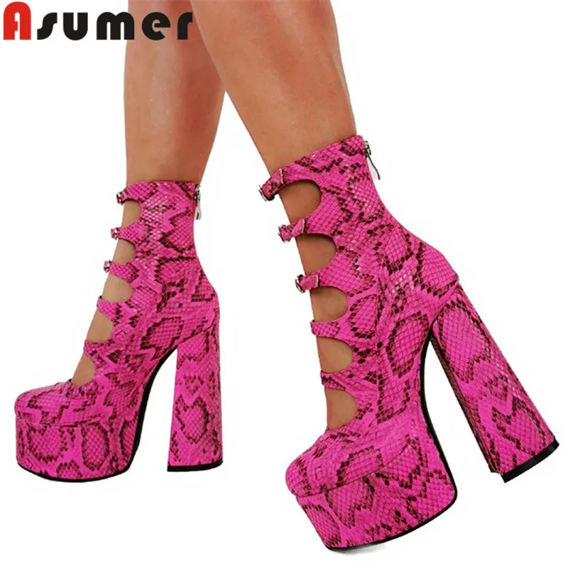 

ASUMER 2022 Plus Size 36-47 New Hot Sale Platform Shoes Women Extreme High Heels Shoes Solid Spring Ladies Dress Pumps