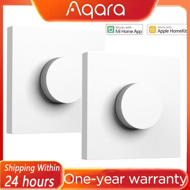 아카라 무선 로터리 스위치 지능형 조명 밝기 조절 지그비 3.0 무선 스마트 디머 스위치 H1 홈킷용