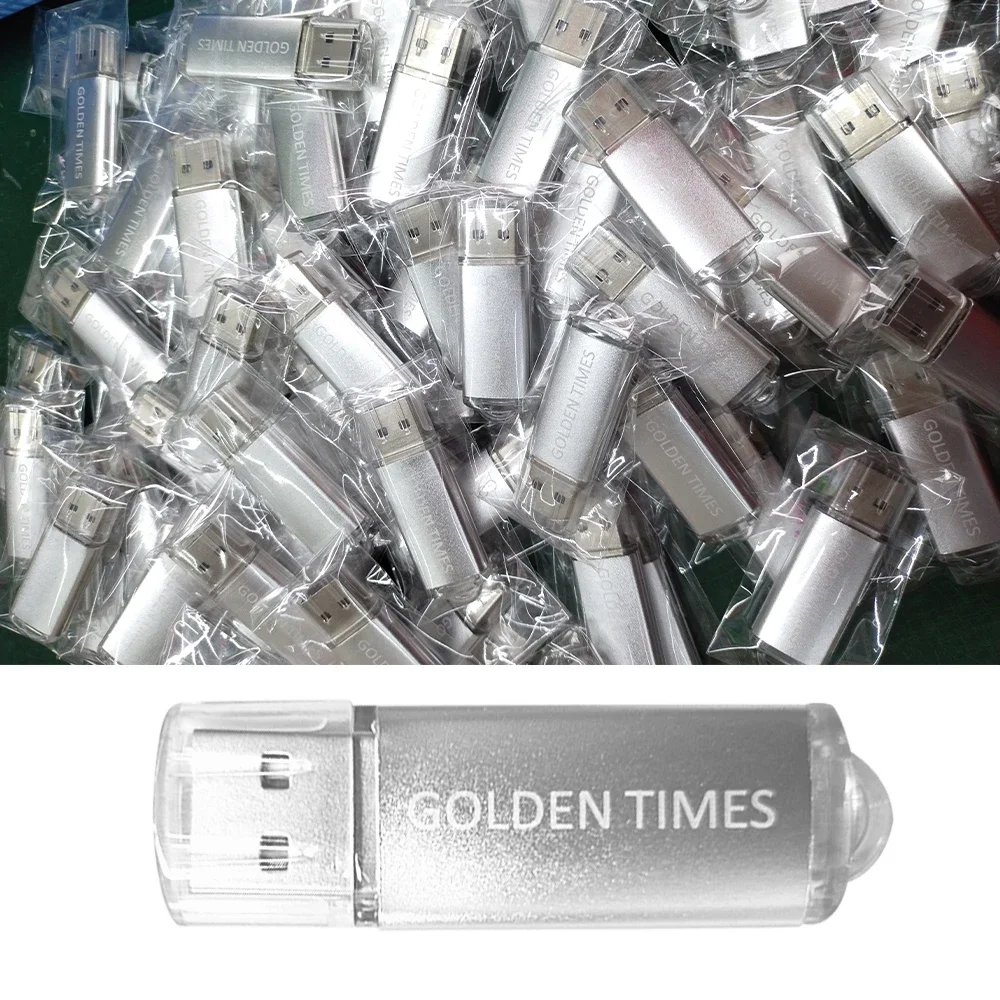 50pcs/lot cheap USB3.0 flash drive fashion 8GB 16GB 32GB 64GB silver metal pendrive flash memory stick pen drive usb stick disk