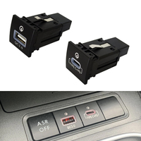 For VW Golf 6 Jetta 5 MK5 Scirocco 06-12 QC3.0 Type C PD USB Quick Car Charger Socket Nondestructive Replacement Harness 12V/24